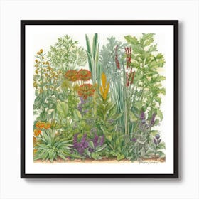 Garden In Bloom Art Print