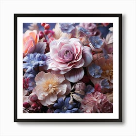 Bouquet Of Flowers 1 Art Print