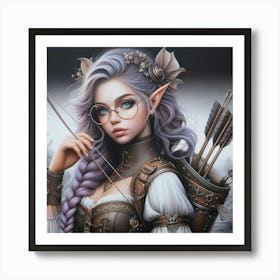 Steampunk Elf Art Print