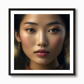 Asian Beauty Art Print