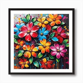 Flowers 8 Art Print