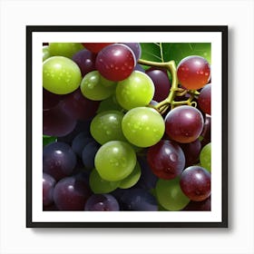 Grapes On The Vine 51 Art Print