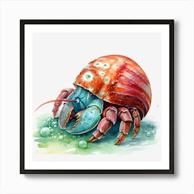 Cute Crab 1 Art Print