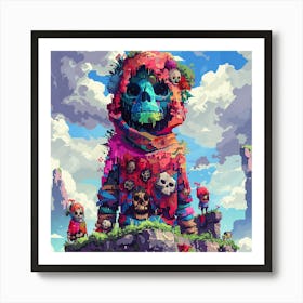 Skeletons In The Sky Art Print