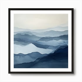 Blue Mountains Art Print