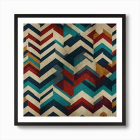 Chevron Pattern Art Print