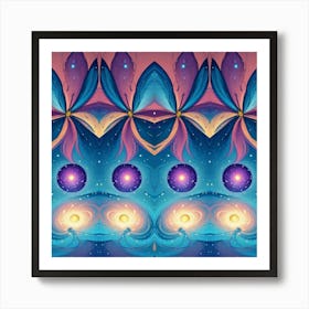 Psychedelic Transformation Butterfly Art Print