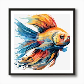 Siamese Catfish Art Print