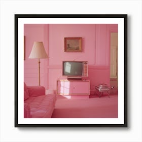 Pink Real Art Print