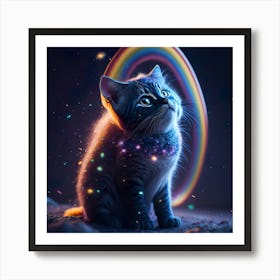 Cat Galaxy (69) Art Print