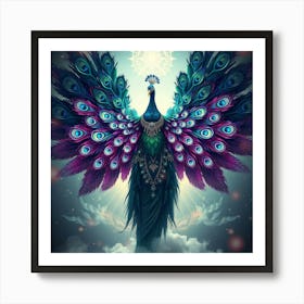 Peacock Art Print