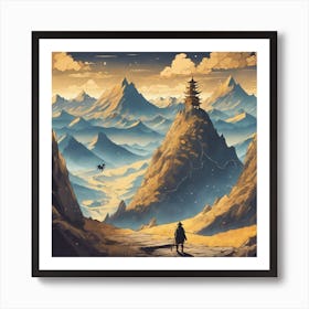 Asian Landscape Art Print