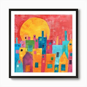 Cityscape 17 Art Print