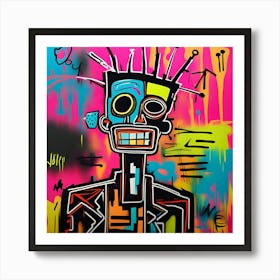 Basquiat State Of Mind 5 Art Print