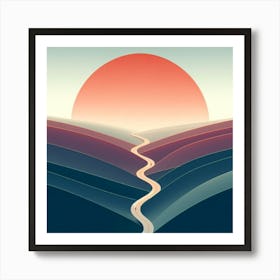 Road To The Sun Art Print