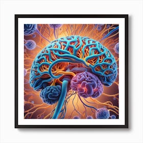 Brain And Nervous System 26 Art Print
