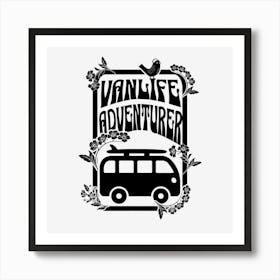 Vanlife hippy vibes Art Print