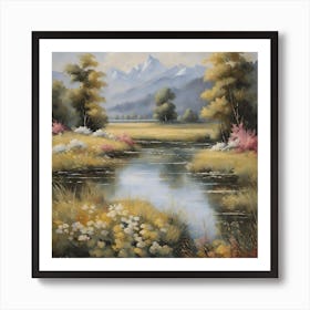 River Valley Art Print