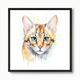 Asian Leopard Cat Portrait 1 Art Print