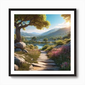 Path To The Forest Art Print