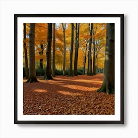 Autumn In The Forest Art Print