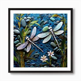 Dragonflies 56 Art Print