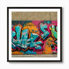 Graffiti Wall Art Print