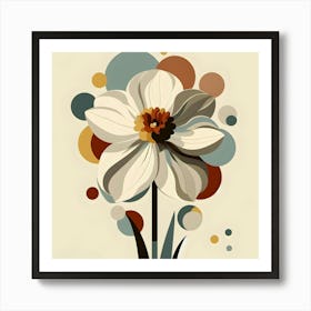 Daffodils in Boho Art Art Print