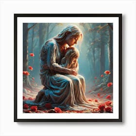 Mother Of Roses Art Print