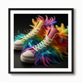 Rainbow art Art Print