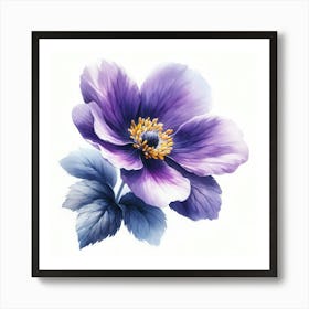 Anemone Flower Art Print