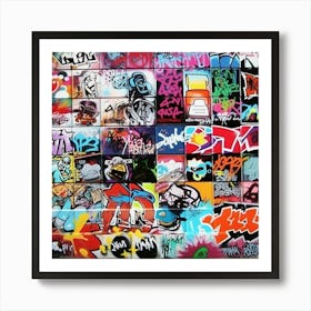 Graffiti Wall Art Print