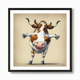 Cow - A Cow Art Print