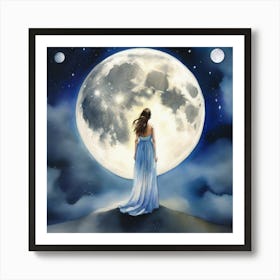 Full Moon 1 Art Print