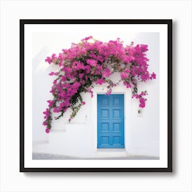 Bougainvillea Door Art Print