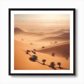 Desert Landscape - Desert Stock Videos & Royalty-Free Footage 15 Art Print