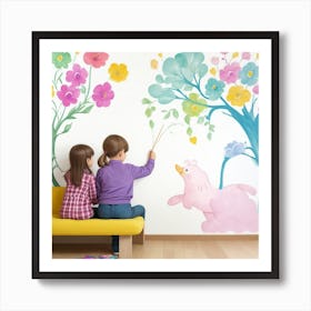 Wall Decals Art Print