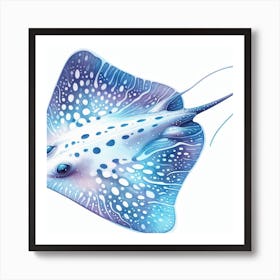 Electric Stingray 2 Art Print