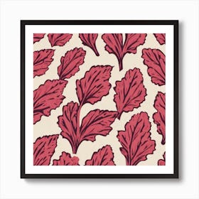 Red Leaves Art Print