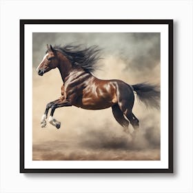 Horse Galloping 1 Art Print