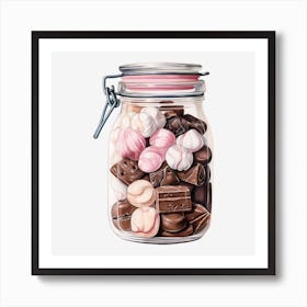 Jar Of Sweets 7 Art Print
