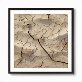 Cracked Earth 7 Art Print