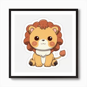 Lion picture Art Print