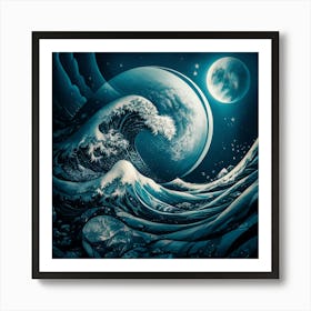 Great Wave Off Kanagawa 16 Art Print
