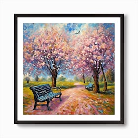 Cherry Blossoms 5 Art Print