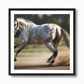 Horse Galloping 12 Art Print