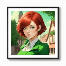 Town Girl Art Print