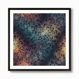 Abstract Fractal Pattern 1 Art Print