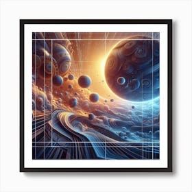 Abstract Fractal Painting Art Print