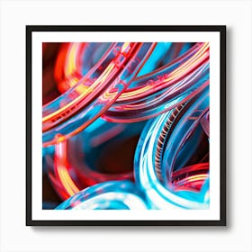 Neon Lights Art Print